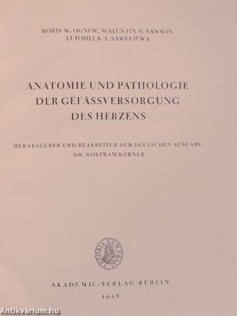 Anatomie und Pathologie der Gefässversorgung des Herzens