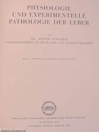 Physiologie und Experimentelle Pathologie der Leber