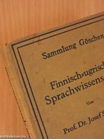 Finnisch-ugrische Sprachwissenschaft