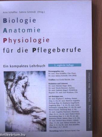 Biologie, Anatomie, Physiologie für die Pflegeberufe