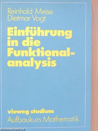 Einführung in die Funktionalanalysis