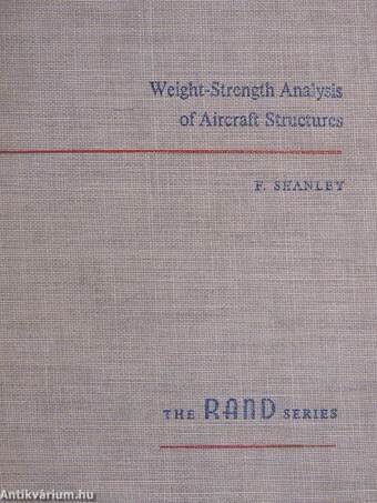 Weight-Strength Analysis of Aircraft Structures