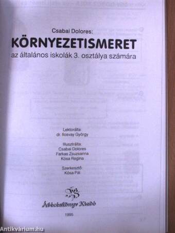 Környezetismeret 3.