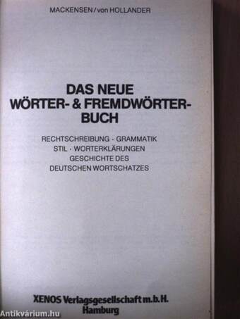 Das Neue Wörter- & Fremdwörterbuch