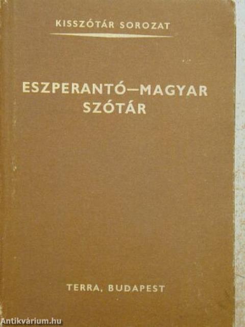 Eszperantó-magyar szótár 