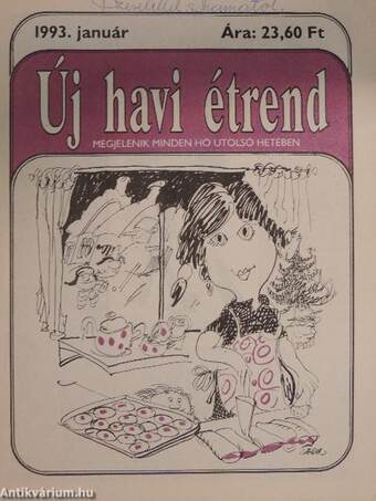 Új havi étrend 1993. január