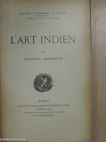 L'Art Indien