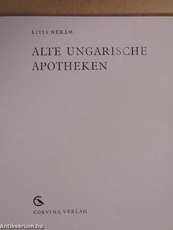 Alte Ungarische Apotheken