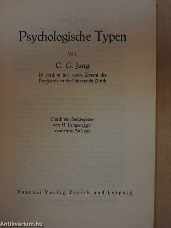 Psychologische Typen