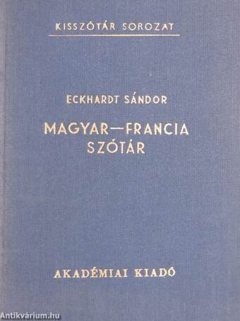 Magyar-francia szótár