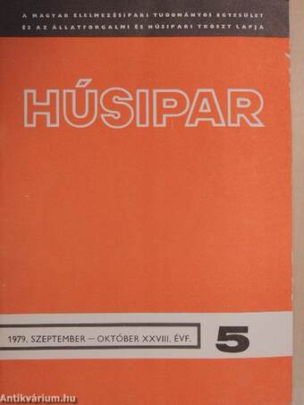 Húsipar 1979. szeptember-október