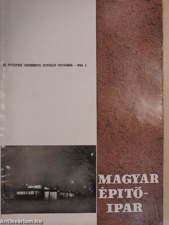 Magyar Építőipar 1960/5.