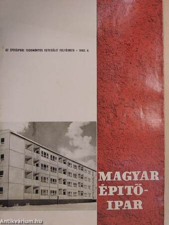 Magyar Építőipar 1960/6.