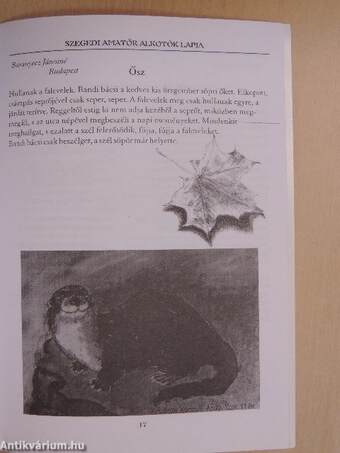 Szegedi Amatőr Alkotók Lapja 2002. október-november-december