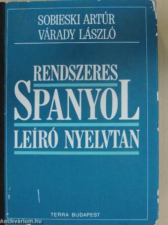 Rendszeres spanyol leíró nyelvtan