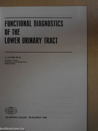 Functional diagnostics of the lower urinary tract