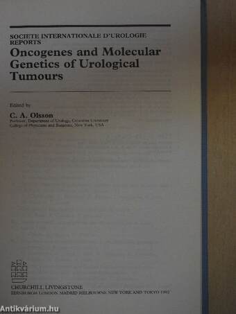 Oncogenes and Molecular Genetics of Urological Tumours