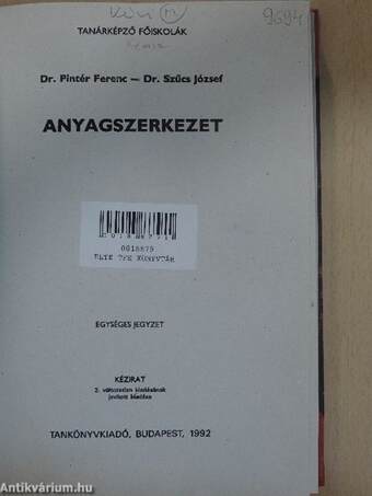 Anyagszerkezet