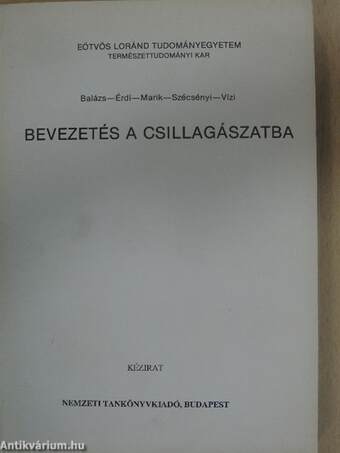 Bevezetés a csillagászatba