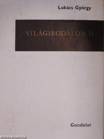 Világirodalom II.