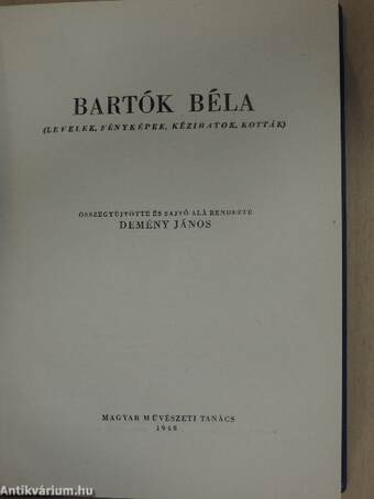 Bartók Béla