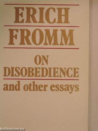 On Disobedience and other essays