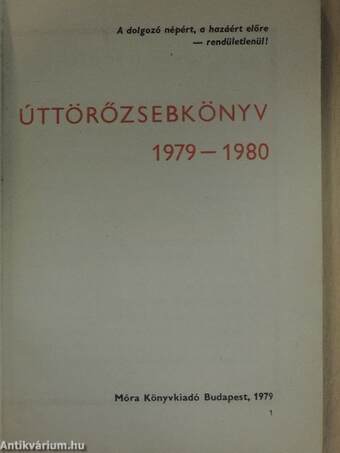 Úttörő Zsebkönyv 1979-1980