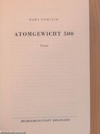 Atomgewicht 500