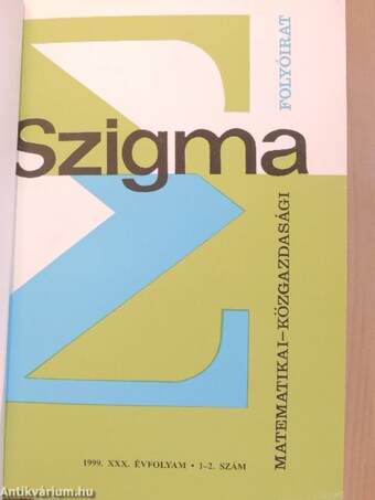 Szigma 1999-2001/1-4.