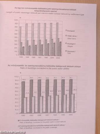 A kommunális ellátás fontosabb adatai 2000