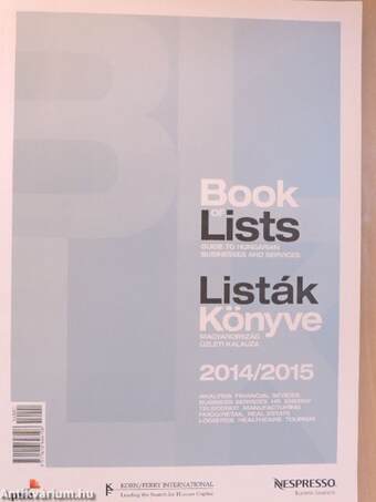 Listák könyve 2014/2015