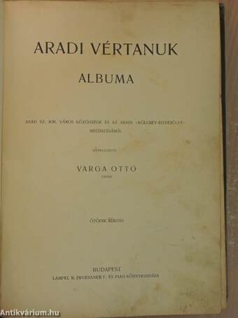 Aradi Vértanuk Albuma