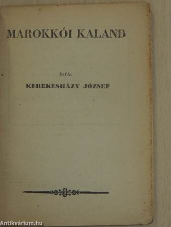 Marokkói kaland