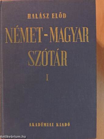 Német-magyar szótár I-II.