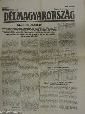 Délmagyarország 1942. január 3.