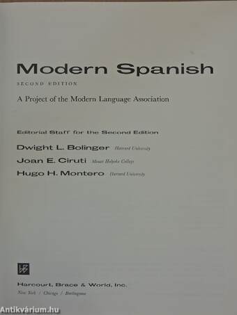 Modern Spanish