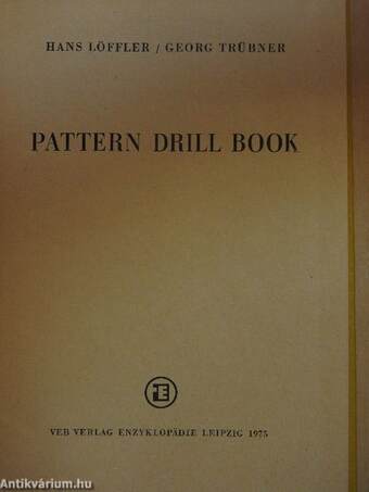 Pattern Drill Book