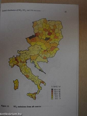 Emissions of Air Pollutants in the Region of the Central European Initiative - 1988