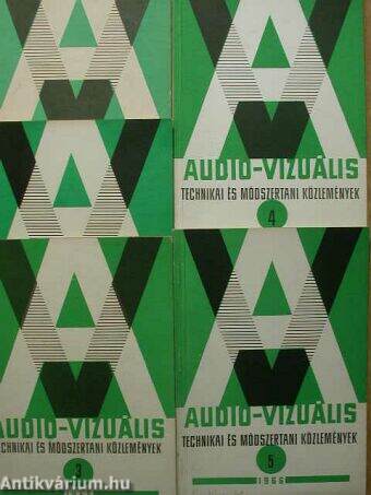 Audio-vizuális technikai és módszertani közlemények 1966. (nem teljes évfolyam)
