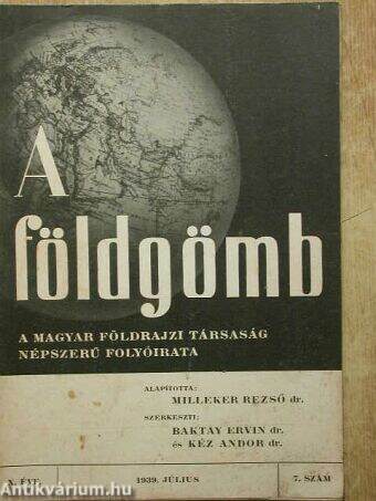 A Földgömb 1939. július