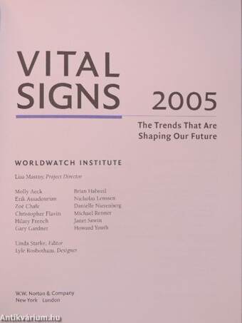 Vital Signs 2005