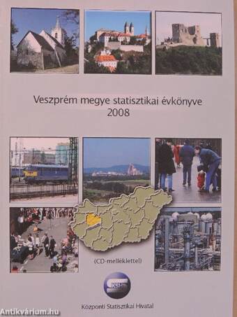 Veszprém megye statisztikai évkönyve 2008 - CD-vel