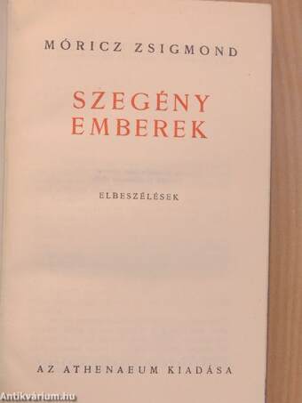 Szegény emberek