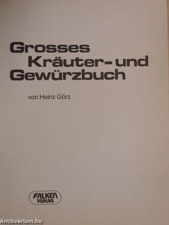 Grosses Kräuter- und Gewürzbuch