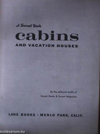 Cabins and vacation houses