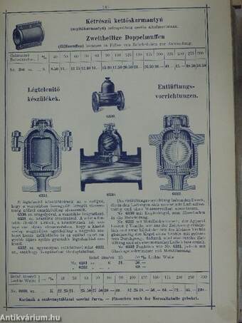 Ulrich B. J. cső-árjegyzék Budapest, 1906. márczius 1.