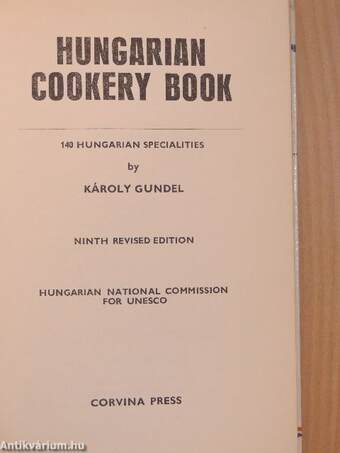 Hungarian Cookery Book