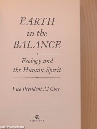 Earth in the Balance