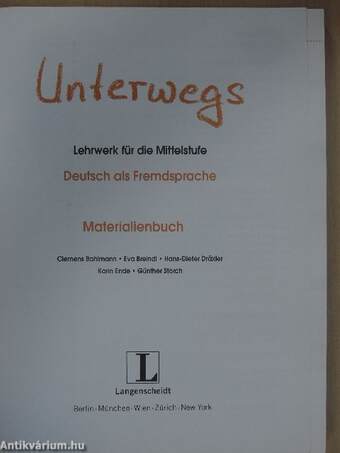 Unterwegs - Lehrwerk für die Mittelstufe - Materialienbuch