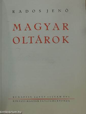 Magyar oltárok